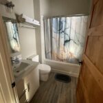 bathroom in airbnb valemount